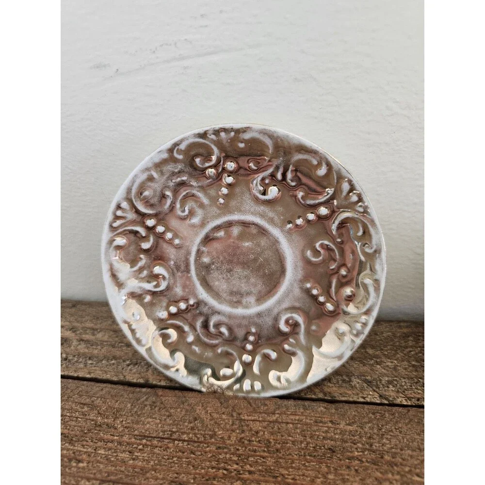 Vintage Miniature Gold Cup And Saucer